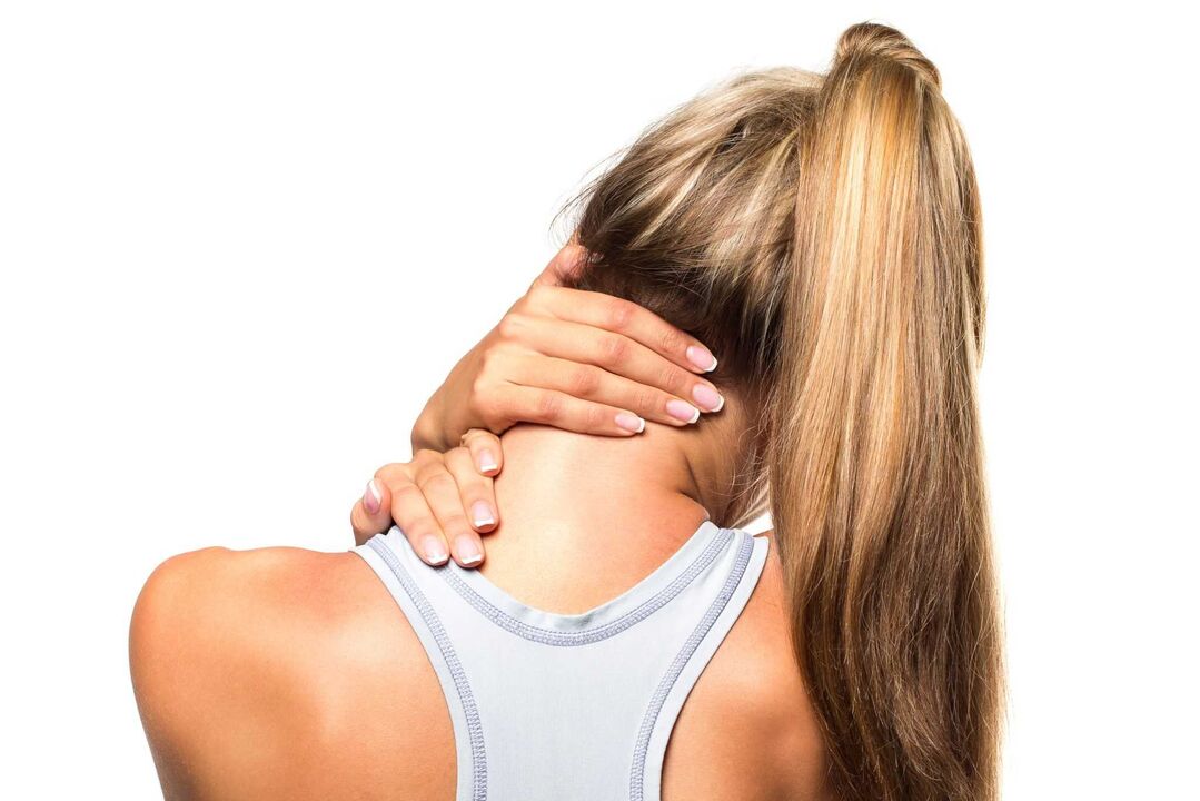 Nackenschmerzen aufgrund von Osteochondrose